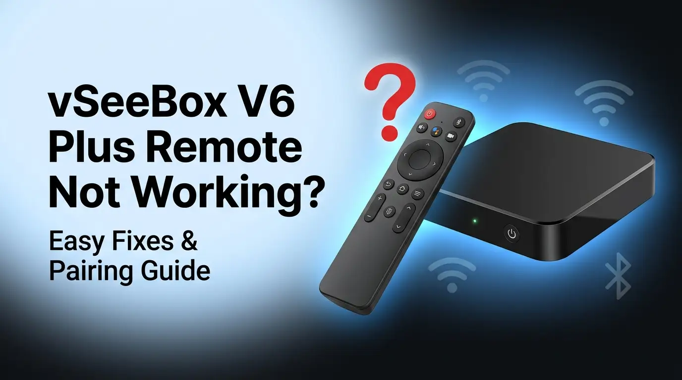 vSeeBox V6 Plus Remote Not Working